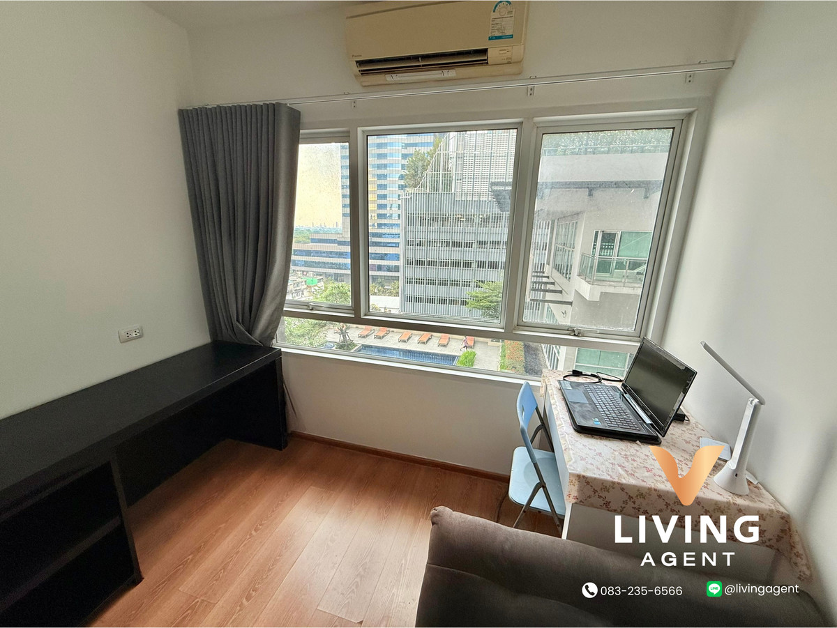 For RentCondoLadprao, Central Ladprao : ✨For rent SYM Vibha–Ladprao Beautiful room, ready to move in, 8th floor, corner room, view of Chatuchak Park, open, airy, peaceful, size 67 sq m., perfectly allocated space. Suitable for both living and working at home 👌 🛏