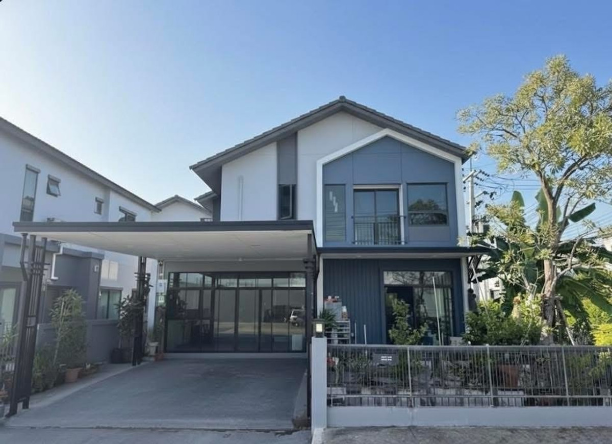 For SaleHousePathum Thani,Rangsit, Thammasat : Single house for sale, Anasiri project Bangkok–Pathum Thani There's a lot of space behind the corner. Connects Ratchaphruek Road - 345 - Chaengwattana - Pak Kret