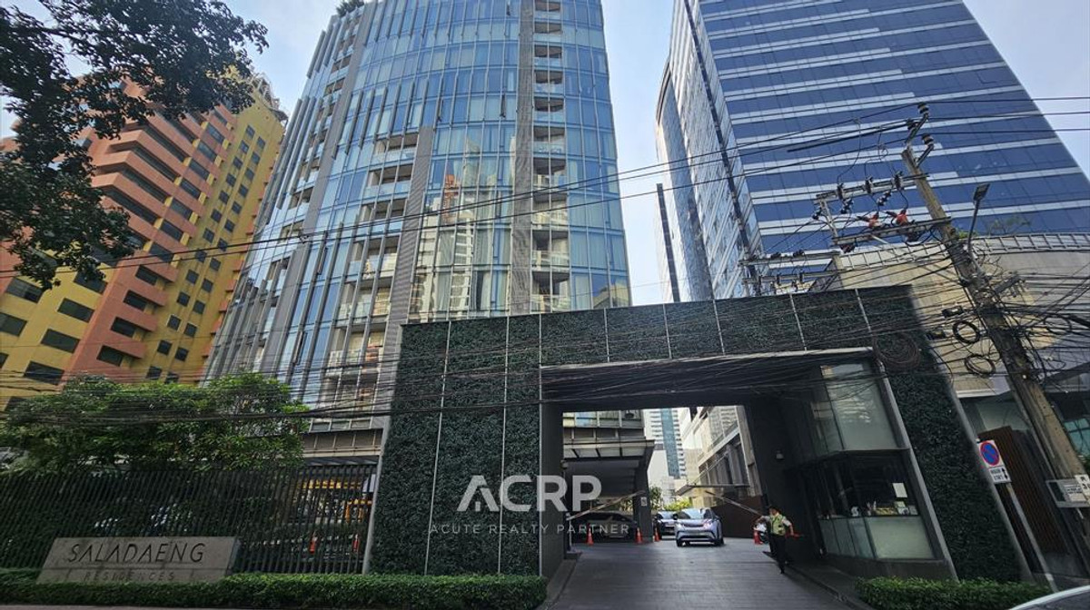 ให้เช่าคอนโดสีลม ศาลาแดง บางรัก : ศาลาแดง เรสซิเด้นซ์ คอนโดให้เช่า BTS ศาลาแดง MRT สีลม ห้องสวย พร้อมเข้าอยู่