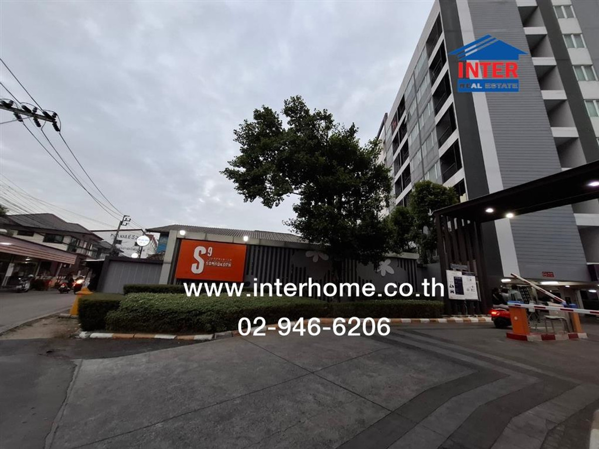 For SaleCondoRama5, Ratchapruek, Bangkruai : Condominium 27.32 sq m. Sammakorn S9 Condominium, Soi Bang Rak Yai 8 Rattanathibet Road Bang Rak Yai 8 Road, Bang Bua Thong, Nonthaburi