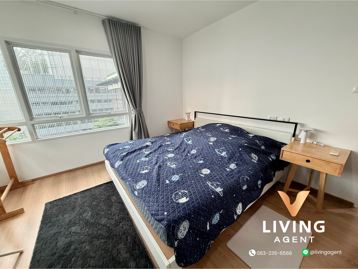 For RentCondoLadprao, Central Ladprao : ✨For rent SYM Vibha–Ladprao Beautiful room, ready to move in, 8th floor, corner room, view of Chatuchak Park, open, airy, peaceful, size 67 sq m., perfectly allocated space. Suitable for both living and working at home 👌 🛏