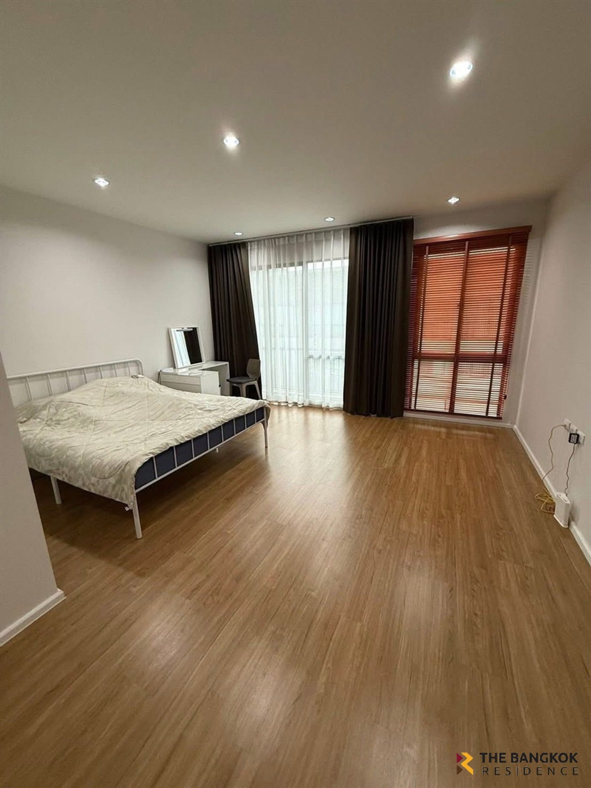 For RentTownhomeMin Buri, Romklao :  Baan Klang Muang Rama 9–Krungthep Kreetha 💚 3-storey townhome, fully furnished 🛋️ 