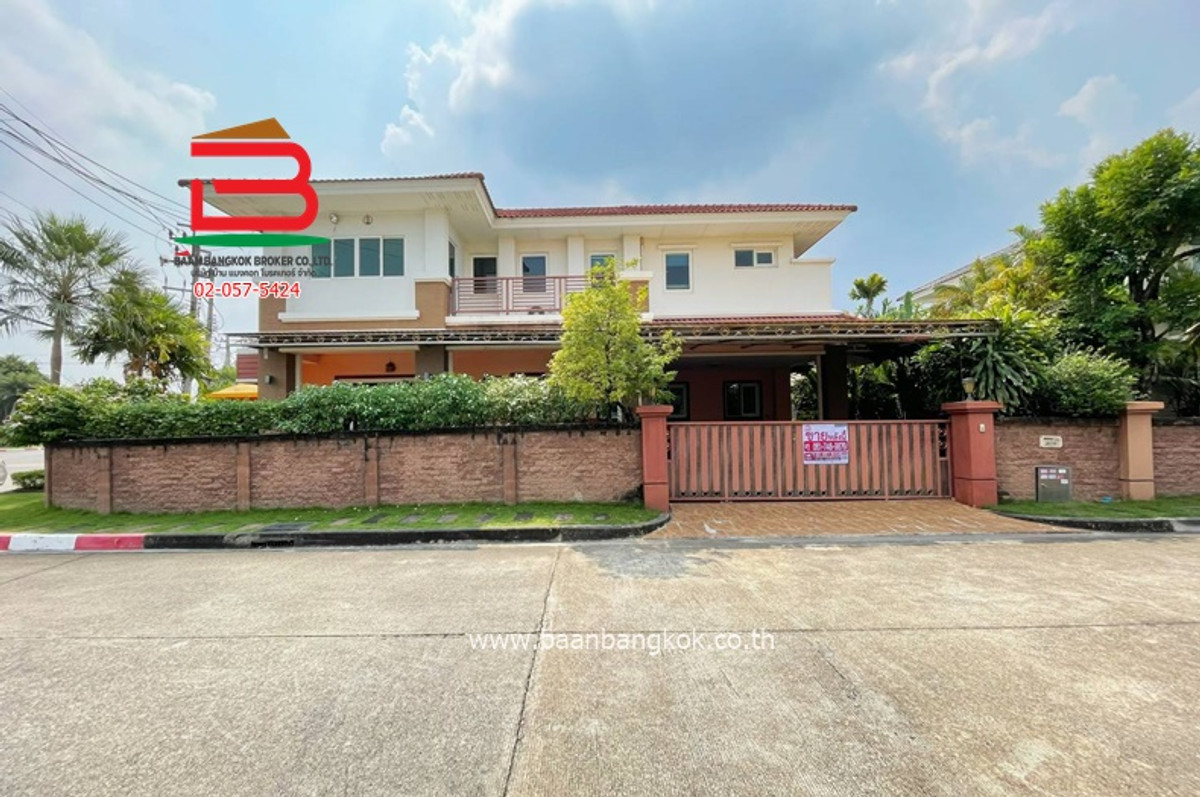 For SaleHouseMin Buri, Romklao : 2-story detached house for sale, Casa Ville Ramkhamhaeng-Wongwaen. (near Kasem Bundit University) area 94.6 sq m., Rat Phatthana Subdistrict, Saphan Sung District