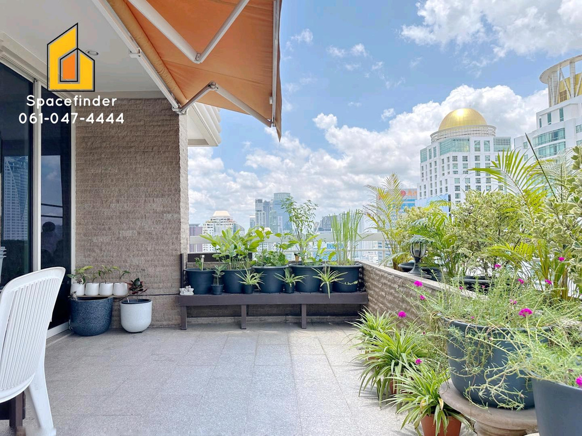 ขายคอนโดวิทยุ ชิดลม หลังสวน : คอนโด 3 นอน ใจกลางเมือง เลี้ยงสัตว์ได้
ระเบียงส่วนตัวถึงสองฝั่ง