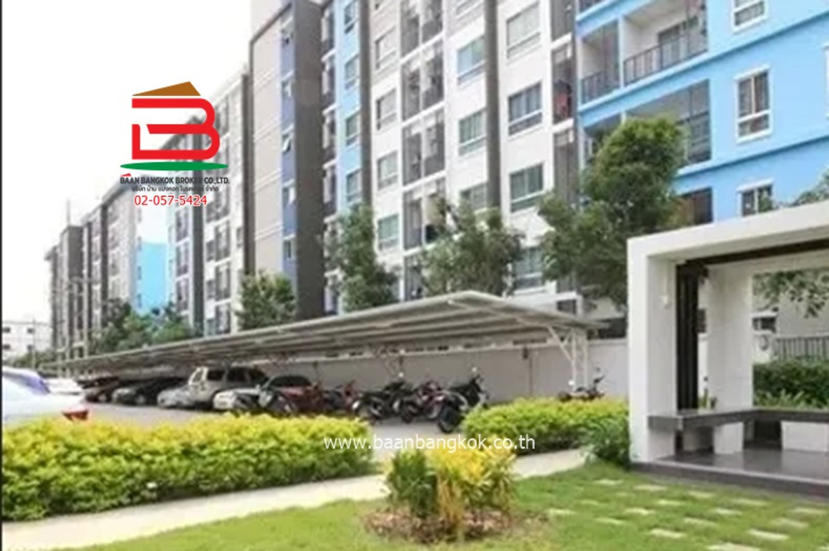 For SaleCondoPathum Thani,Rangsit, Thammasat : Condominium for sale, The Kith Lam Luk Ka, Khlong 2, Phase 3 (near Save One Go Market), area 28.75 sq m., Khu Khot Subdistrict, Lam Luk Ka District, Pathum Thani Province.