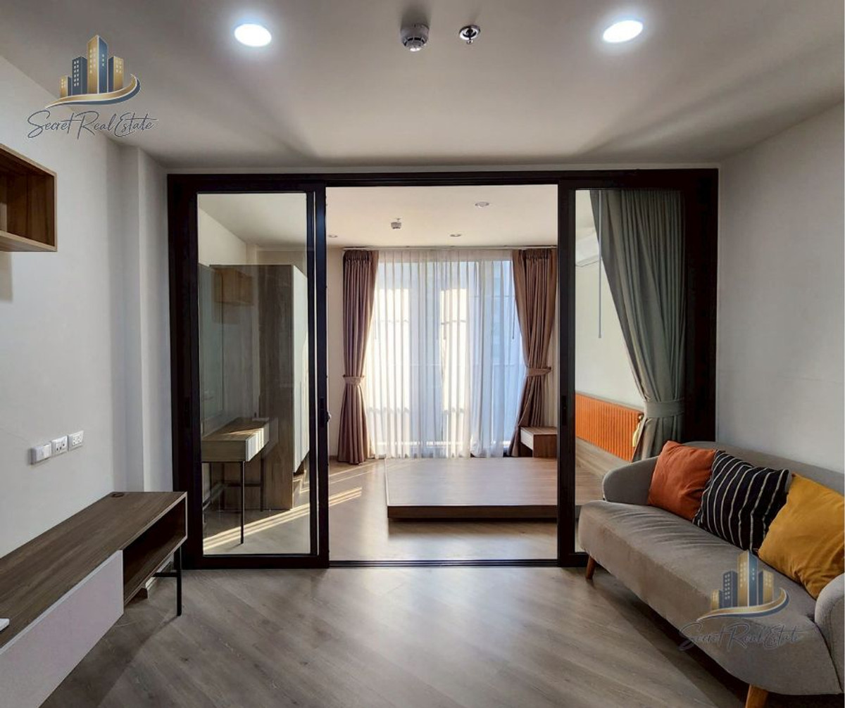 For SaleCondoVipawadee, Don Mueang, Lak Si : ✨️ THE BASE Saphan Mai BTS Sai Yut N19 1BED, large room with furniture, next to BTS, near Don Mueang Airport, expressway. The most convenient way to travel