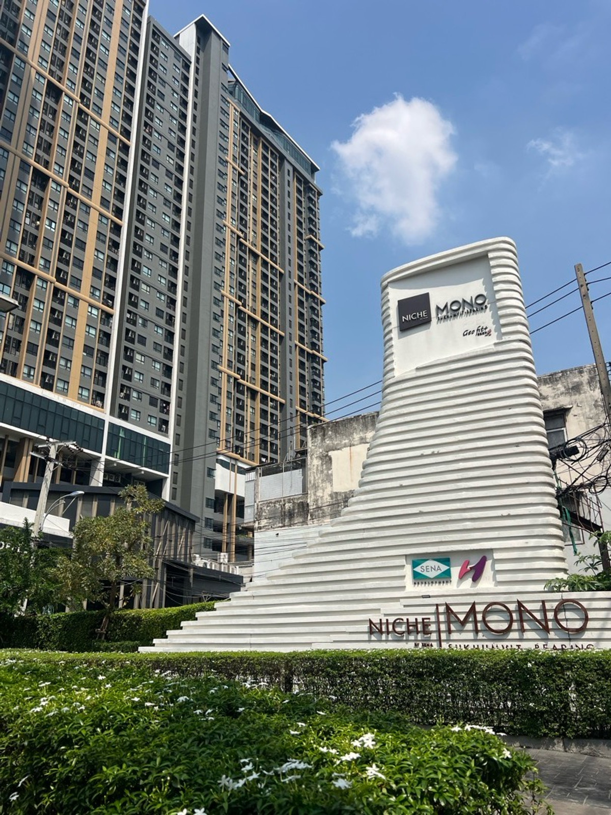 ให้เช่าคอนโดบางนา แบริ่ง ลาซาล : 14,000/เดือน ขนาด 37 ตรม ชั้น 28 Niche Mono Sukhumvit-Bearing (1 bed plus) 