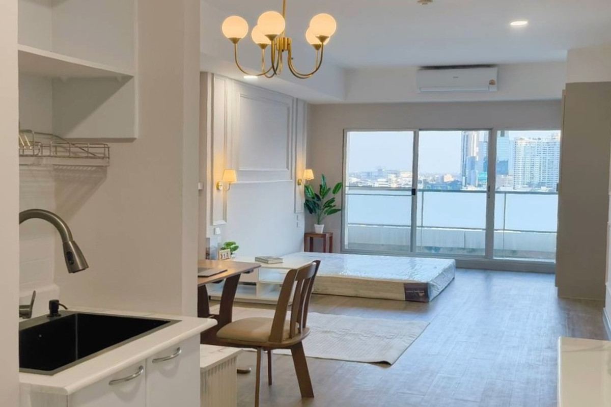 ขายคอนโดสาทร นราธิวาส : 🔥 สำหรับขาย !! ชั้นสูง 11++, ตกแต่งสไตล์โมเดิร์นคลาสสิค !! 🔥 Code C20260200015..........Baan Nonsi, ห้องสตูดิโอ, 1 ห้องน้ำ, แต่งครบ, ราคาพิเศษ!!📣📣