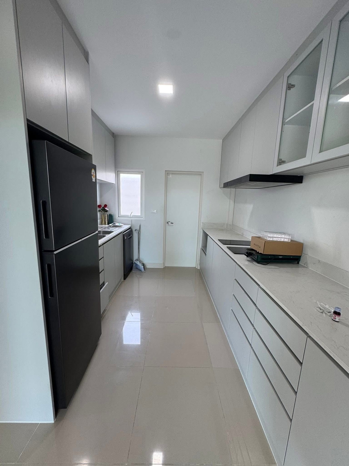 For RentSamut Prakan,Samrong : For rent, 40.3 sq m, 3 bedrooms, 3 bathrooms, 2-story detached house, Grand Pleno Mega Bangna.