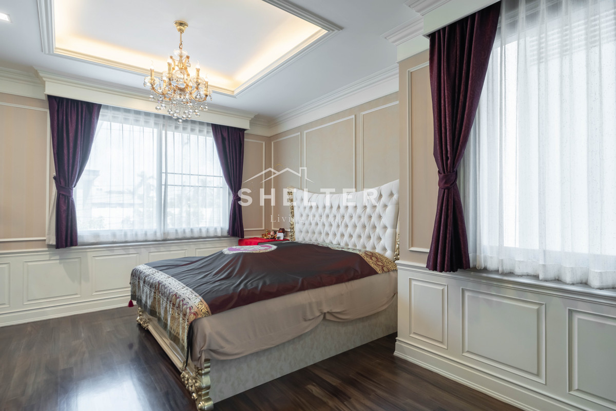 ขายบ้านรามคำแหง หัวหมาก : Modern Luxury Home 3 ชั้น เชื่อมต่อเส้นเลียบทางด่วนได้ทันที พร้อมเดินทางไปเอกมัย-ทองหล่อ 🚘