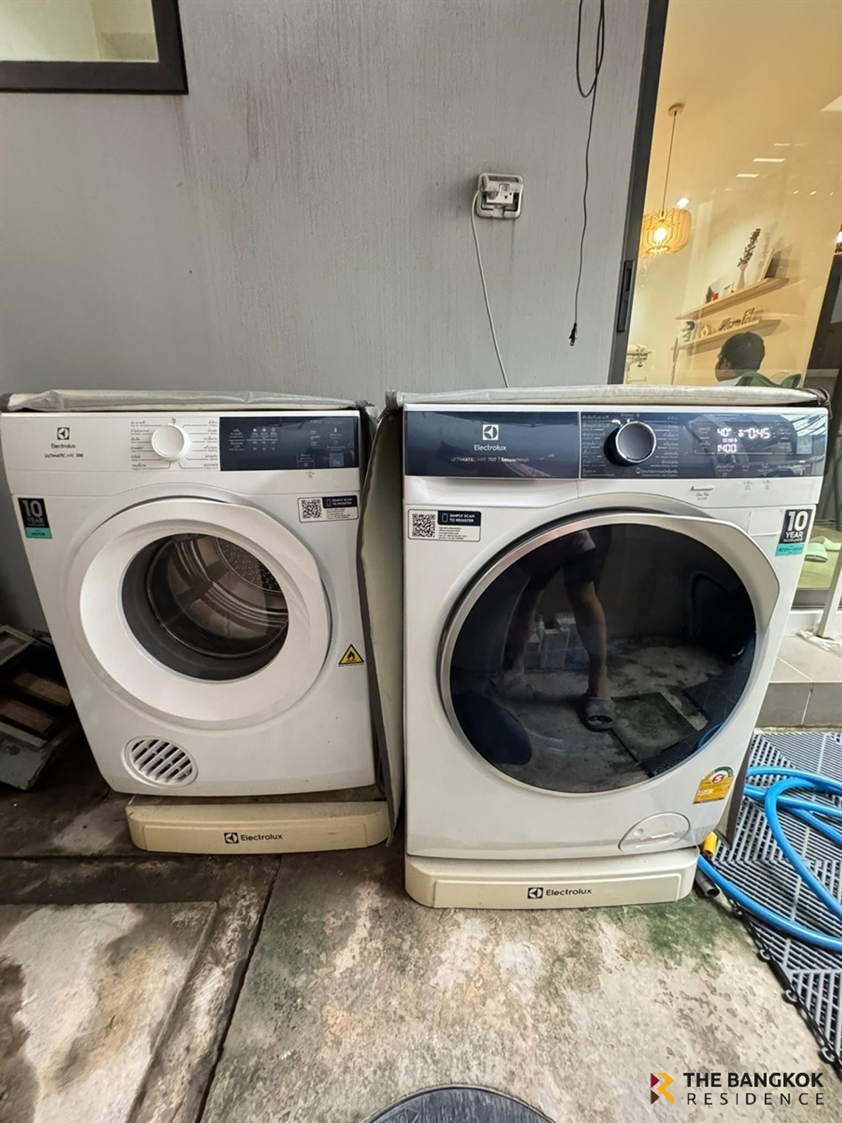 For RentTownhomeMin Buri, Romklao :  Baan Klang Muang Rama 9–Krungthep Kreetha 💚 3-storey townhome, fully furnished 🛋️ 