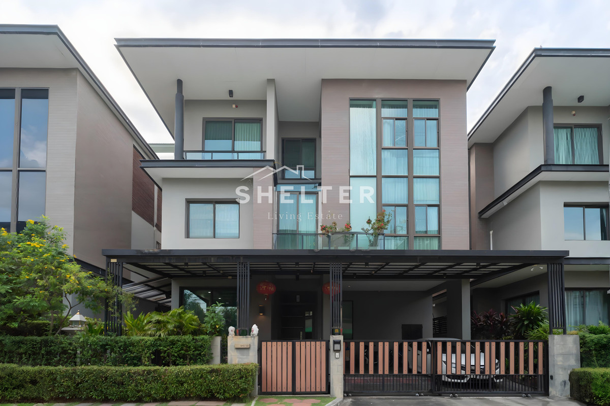 ขายบ้านรามคำแหง หัวหมาก : Modern Luxury Home 3 ชั้น เชื่อมต่อเส้นเลียบทางด่วนได้ทันที พร้อมเดินทางไปเอกมัย-ทองหล่อ 🚘