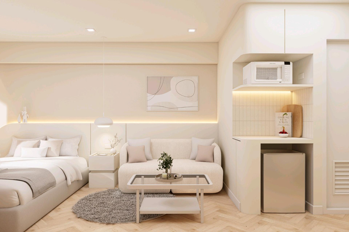 For SaleCondoRatchathewi,Phayathai : (Owner Post)📍Condo Baan Ratchathewi (Soi Phetchaburi 7) | Near BTS Phaya Thai, only 450 m.‼️| Newly renovated, Minimal Luxury style, only 1.59 million baht.