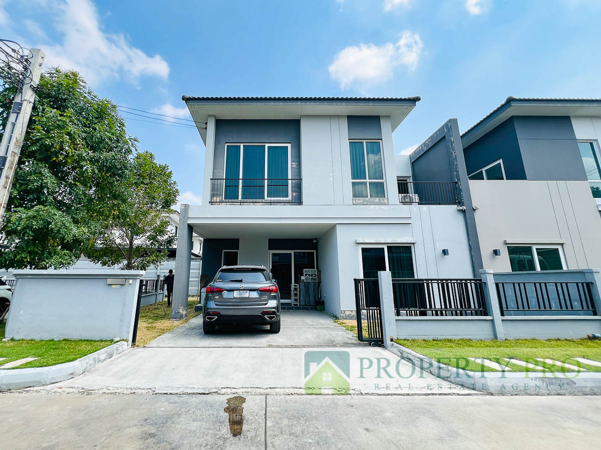 ให้เช่าปิ่นเกล้า จรัญสนิทวงศ์ : ให้เช่า บ้าน Grande Pleno ศาลายา บรมราชชนนี บ้านแฝด 3 ห้องนอน 50 ตรว 148 ตรม หลังมุม มีพื้นที่กว้าง เฟอร์นิเจอร์ เครื่องใช้ไฟฟ้าครบ ใกล้ บางใหญ่ ทวีวัฒนา มหาวิทยาลัยมหิดล พุทธมณฑล : EL26R-004