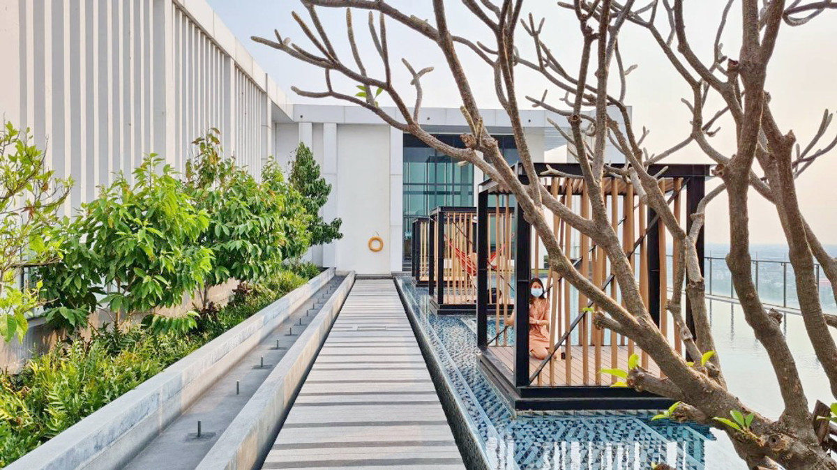 For RentCondoRattanathibet, Sanambinna : The Hotel Condo next to the Purple Line. Bang Kraso Station, complete with electrical appliances Parking doesnt have to be fought for.