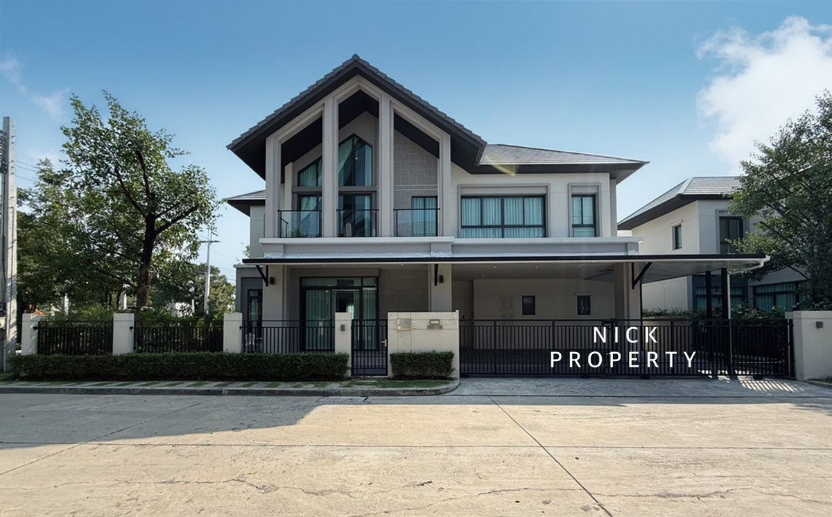 ขายบ้านนวมินทร์ รามอินทรา : BANGKOK BOULEVARD บางกอก บูเลอวาร์ด รามอินทรา-วัชรพล : LUXURY Nordic บ้านหรู หลังมุม ถนนเมนโครงการ ดีไซน์ทันสมัย ที่รู้ใจผู้อยู่อาศัยมากยิ่งขึ้น ตกแต่งจัดเต็มสวยงาม พร้อมให้เข้าอยู่ ราคาสุดพิเศษ