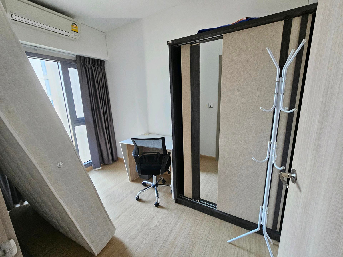 For RentCondoOnnut, Udomsuk : Vacant room, cheap rental, high floor, 2 bedrooms, 1 bathroom, Whizdom Connect Sukhumvit.