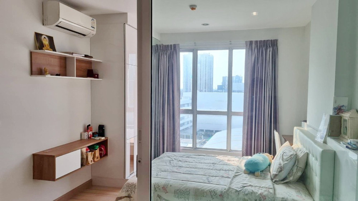 ให้เช่าคอนโดรัตนาธิเบศร์ สนามบินน้ำ พระนั่งเกล้า : คอนโด The hotel ติดรถไฟฟ้าสายสีม่วง สถานีบางกระสอ , เครื่องใช้ไฟฟ้าครบ ที่จอดรถไม่ต้องแย่ง