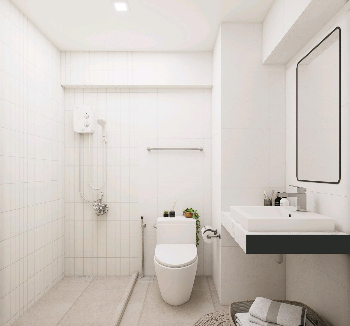 For SaleCondoRatchathewi,Phayathai : (Owner Post)📍Condo Baan Ratchathewi (Soi Phetchaburi 7) | Near BTS Phaya Thai, only 450 m.‼️| Newly renovated, Minimal Luxury style, only 1.59 million baht.