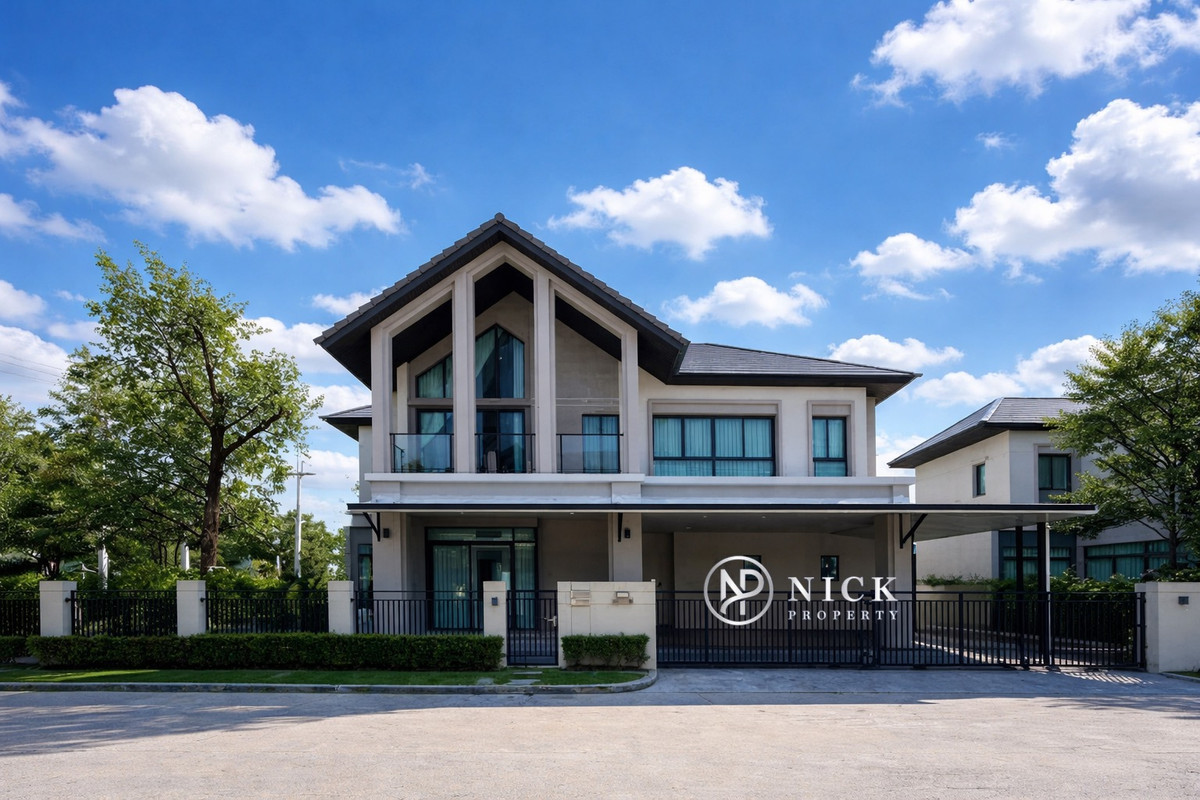 ขายบ้านนวมินทร์ รามอินทรา : BANGKOK BOULEVARD บางกอก บูเลอวาร์ด รามอินทรา-วัชรพล : LUXURY Nordic บ้านหรู หลังมุม ถนนเมนโครงการ ดีไซน์ทันสมัย ที่รู้ใจผู้อยู่อาศัยมากยิ่งขึ้น ตกแต่งจัดเต็มสวยงาม พร้อมให้เข้าอยู่ ราคาสุดพิเศษ