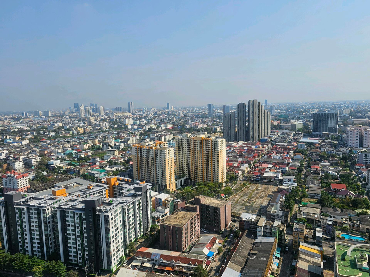 For RentCondoOnnut, Udomsuk : Vacant room, cheap rental, high floor, 2 bedrooms, 1 bathroom, Whizdom Connect Sukhumvit.
