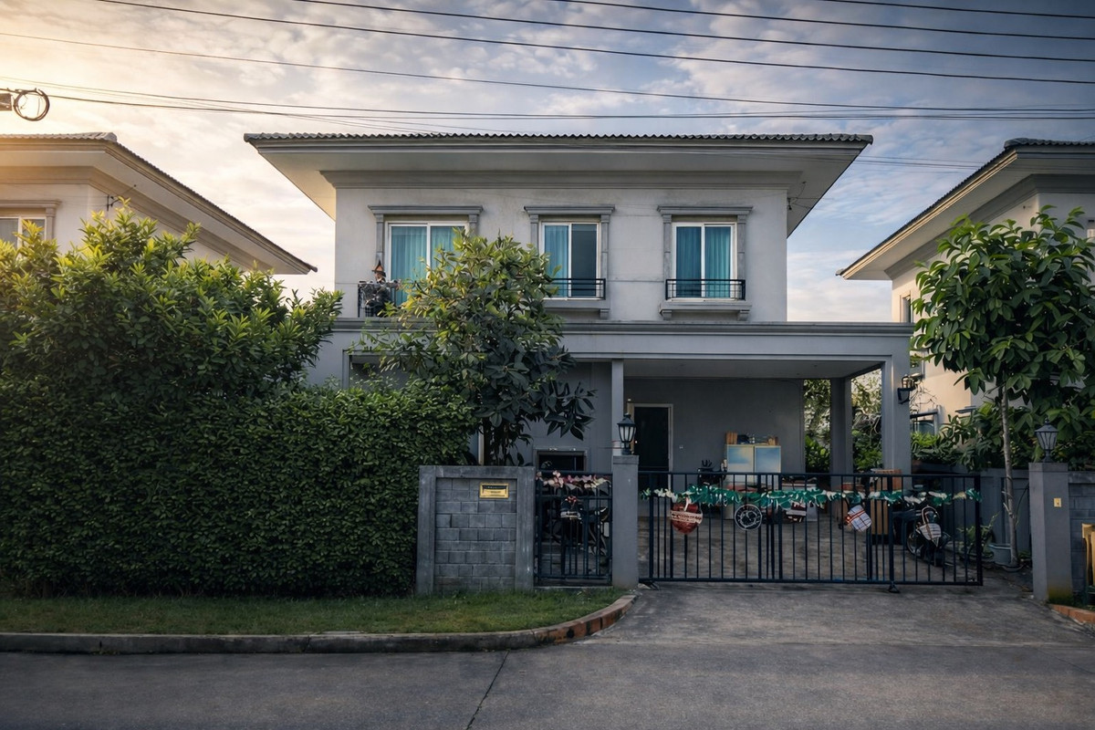 For SaleHousePathum Thani,Rangsit, Thammasat : Urgent sale🔥Grandio Vibhavadi Rangsit (54 sq m), 4 bedrooms, 3 bathrooms, price only 6.25 million.