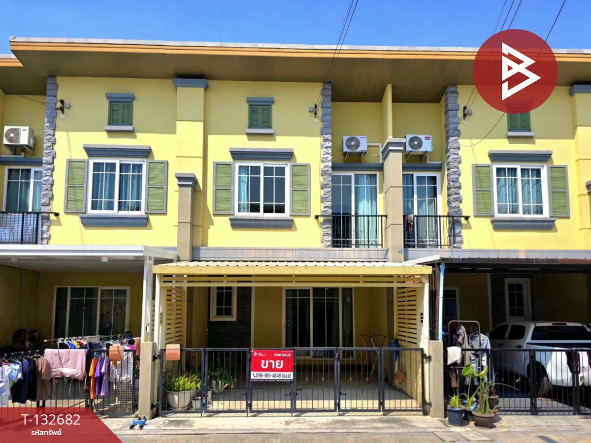 ขายทาวน์โฮมมหาชัย สมุทรสาคร : ขายทาวน์เฮ้าส์ หมู่บ้านโกลเด้นทาวน์ 3 พระราม 2 (Golden Town 3 Rama 2) พันท้ายนรสิงห์ สมุทรสาคร