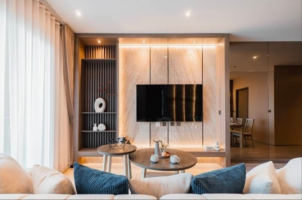 For RentCondoSukhumvit, Asoke, Thonglor : Rhythm Ekkamai Estate for rent 2 beds 2 baths 86 sqm 98,000 per month