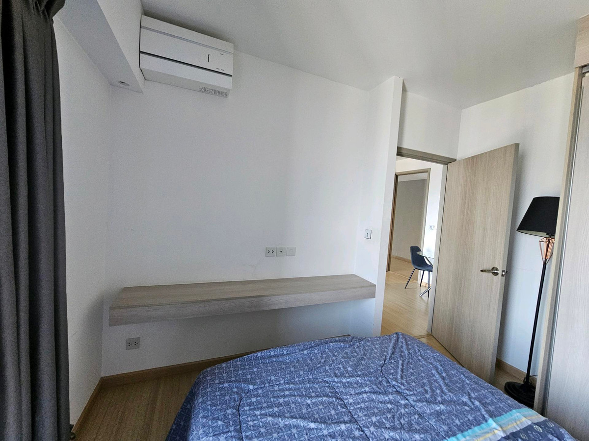 For RentCondoOnnut, Udomsuk : Vacant room, cheap rental, high floor, 2 bedrooms, 1 bathroom, Whizdom Connect Sukhumvit.