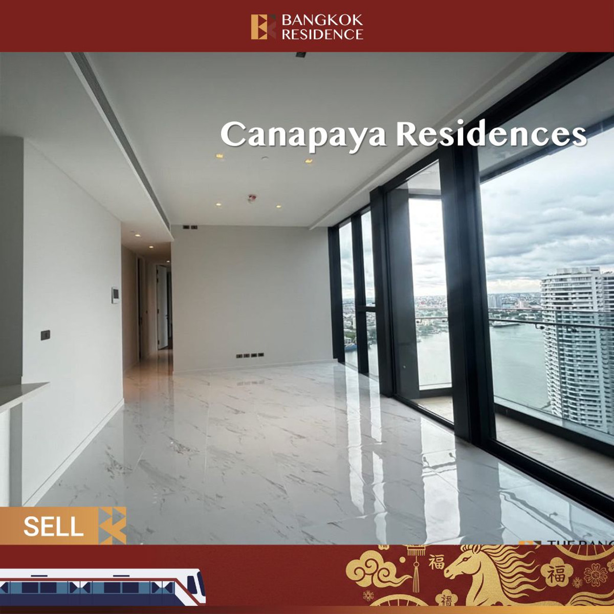 ขายคอนโดพระราม 3 สาธุประดิษฐ์ : 💎Canapaya Residences 💎 Brand-New Residence with Breathtaking Chao Phraya Views 🌊