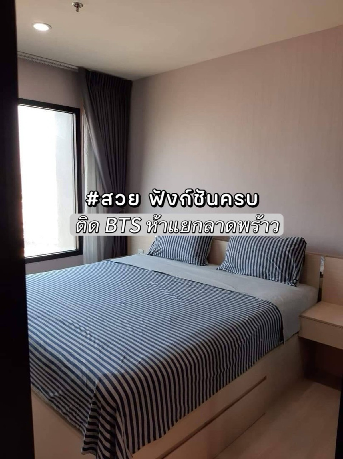 For RentCondoRama9, Petchburi, RCA : ✨Beautiful room, fully furnished✨For rent, Life Asoke, next to MRT Phetchaburi.