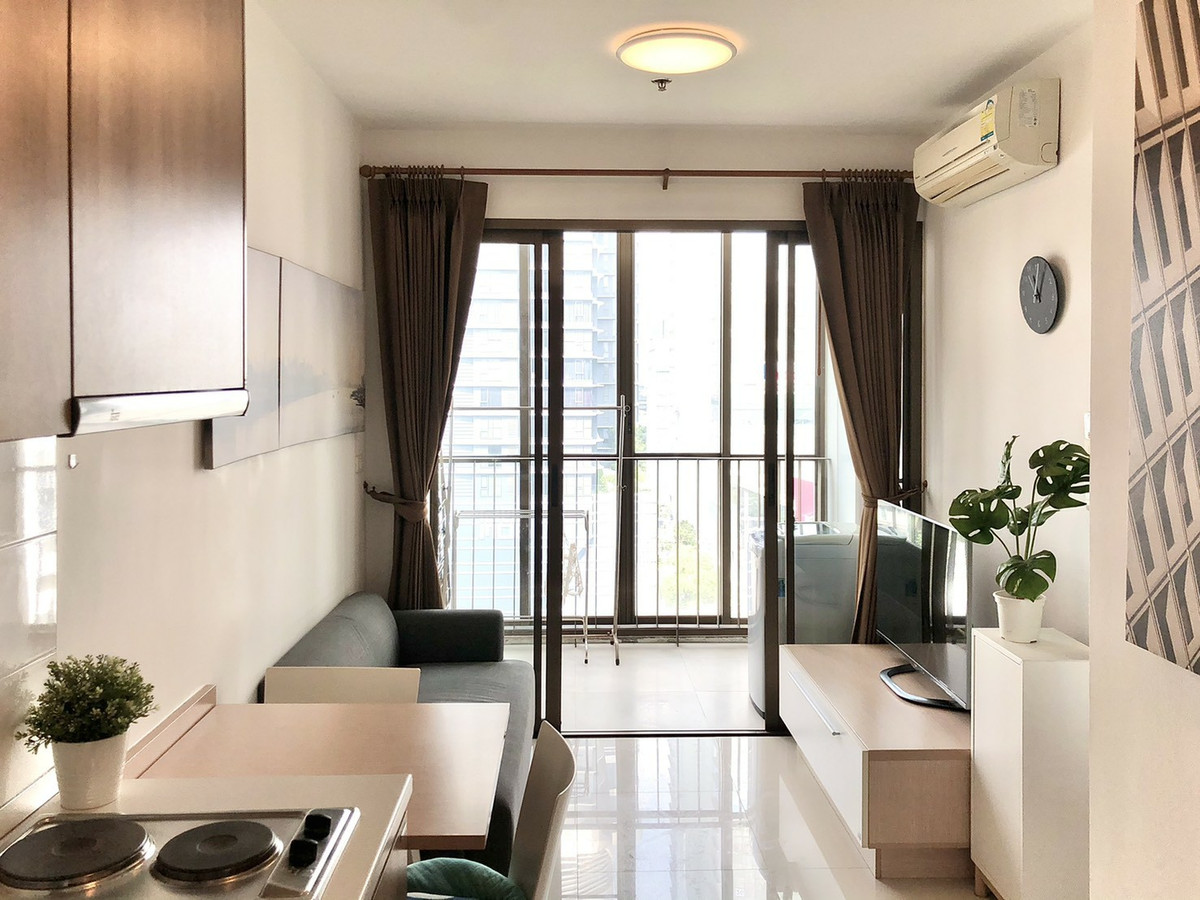 For RentCondoOnnut, Udomsuk : 1 bed 1 bath 31 sqm condo at Ideo Mix Sukhumvit 103 for rent 12,500THB per month, Udom Suk BTS station