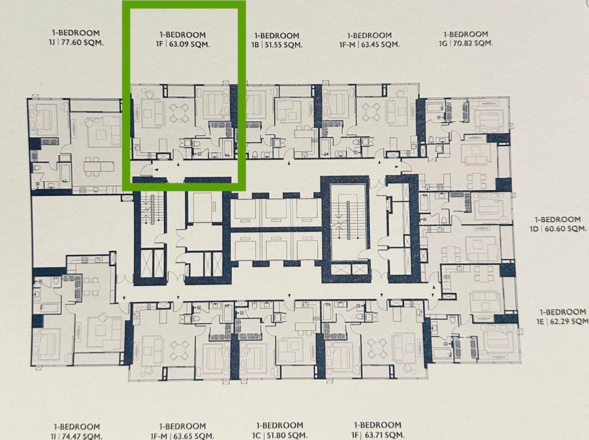 For SaleCondoWitthayu, Chidlom, Langsuan, Ploenchit : 187 One Bangkok: 1bed 1bath 63.09sqm. 21,000,000 Am: 0656199198