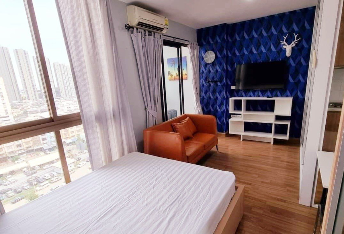 For RentCondoOnnut, Udomsuk : Ideo Mix Sukhumvit 103 fully furnished + City view (near BTS Udomsuk, Udomsuk Market, True Digital Park, Anglo Singapore International School)