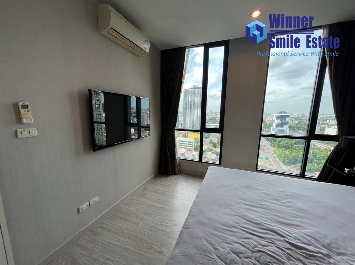 For RentCondoSukhumvit, Asoke, Thonglor : For Rent : Estella Up Ekkamai Condo, Ekkamai area. Beautiful 43 sq.m. unit.