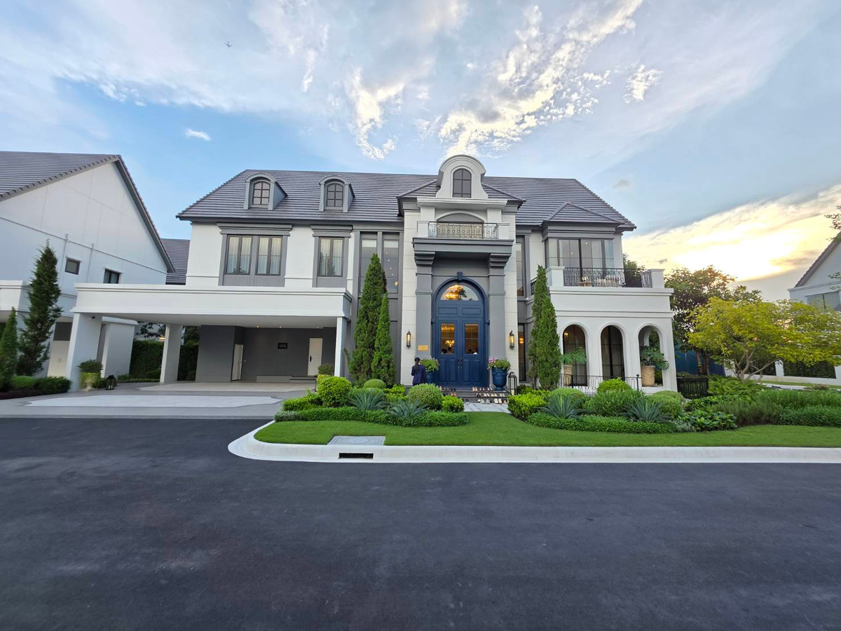 ขายบ้านพัฒนาการ ศรีนครินทร์ : Narasiri Victoire Krungthep Kreetha: Manoir No.5 543sqm. 4bed 5bath 80,000,000 Am: 0656199198