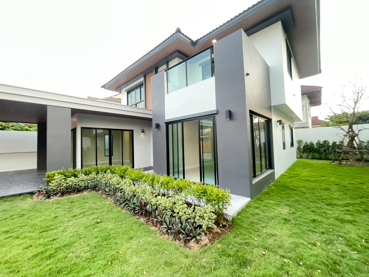 For SaleHouseNonthaburi, Bang Yai, Bangbuathong : Maneeya Masterpiece Rattanathibet, newly renovated second-hand detached house on Rattanathibet Road, near Central Rattanathibet, purple MRT.