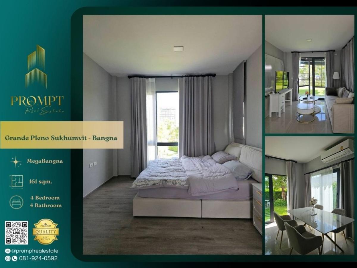 For RentHouseSamut Prakan,Samrong : GH01331 - Grande Pleno Sukhumvit - Bangna  :  แกรนด์ พลีโน่ สุขุมวิท - บางนา : Grande Pleno Sukhumvit - Bangna  :  แกรนด์ พลีโน่ สุขุมวิท - บางนา - #MegaBangna #International School (SISB / TCIS / Concordian) #SuvarnabhumiAirport