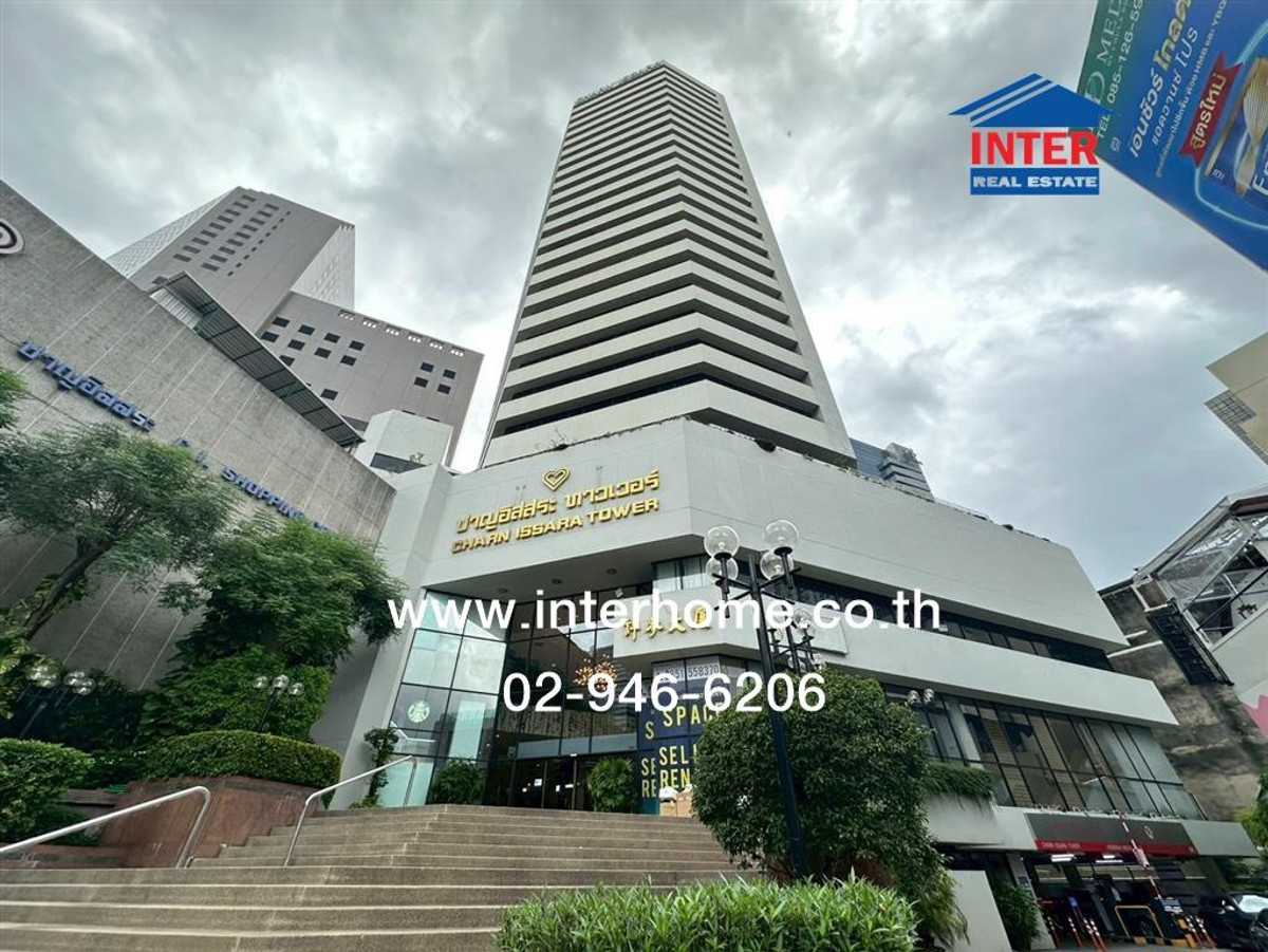 For SaleCondoSilom, Saladaeng, Bangrak : Condominium 82.27 sq m., Charn Issara Building, Tower 1, Soi Saladaeng, Rama 4 Road, Silom Road, Bang Rak District, Bangkok.