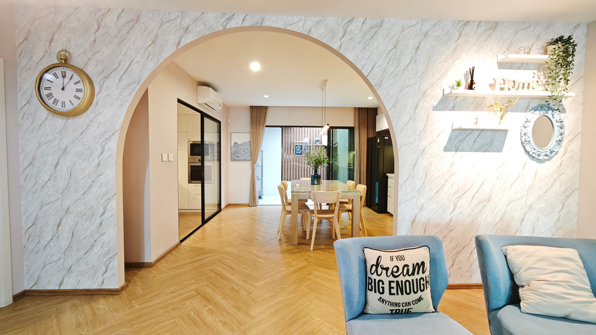 For RentHousePattanakan, Srinakarin : Townhome for rent, 3bedrooms Nirvana Define Srinakarin-Rama 9