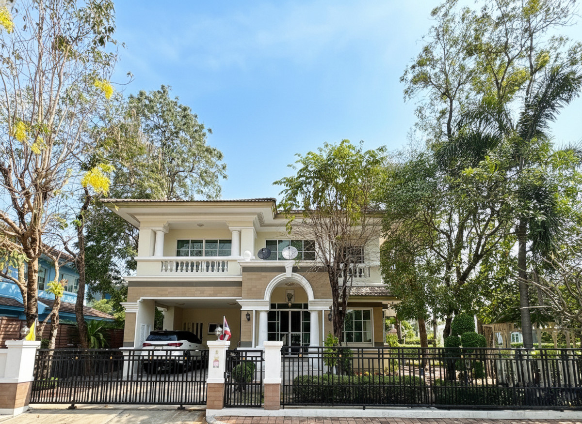 For SaleHouseSamut Prakan,Samrong : The ultimate in relaxation | Nantawan Srinakarin, corner detached house Quality projects from Land & Houses