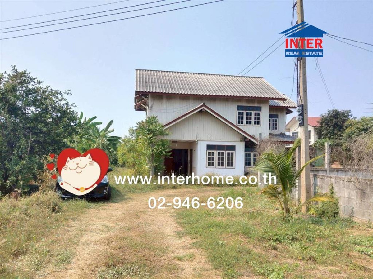 For SaleHouseAyutthaya : Single house + land, 2 floors, 302 sq m, Khae Village, Soi Anamai Phak Hai. Rural road 3412 Rural Highway 4031 Phak Hai, Phra Nakhon Si Ayutthaya
