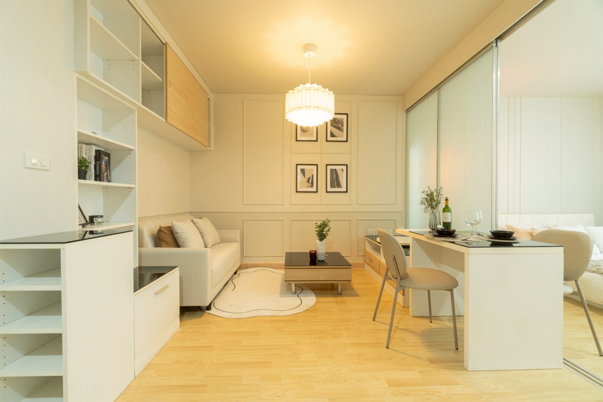 ขายคอนโดพัฒนาการ ศรีนครินทร์ : สอบถามโทร : 089-535-3504 Condo The Iris Rama 9-Srinakarin 41 ตารางเมตร 1 ห้องนอน ชั้น1 ตึกF มีสวนส่วนตัว ตกแต่งครบตามรูป ใกล้ Airport Link หัวหมาก