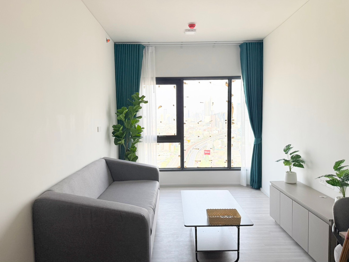 For RentCondoWongwianyai, Charoennakor : Quintara Mhy Den Phonimit | Brand New 1 Bedroom 34.93 sqm | Next to Pho Nimit BTS Station | Rent 18,000 THB/Month