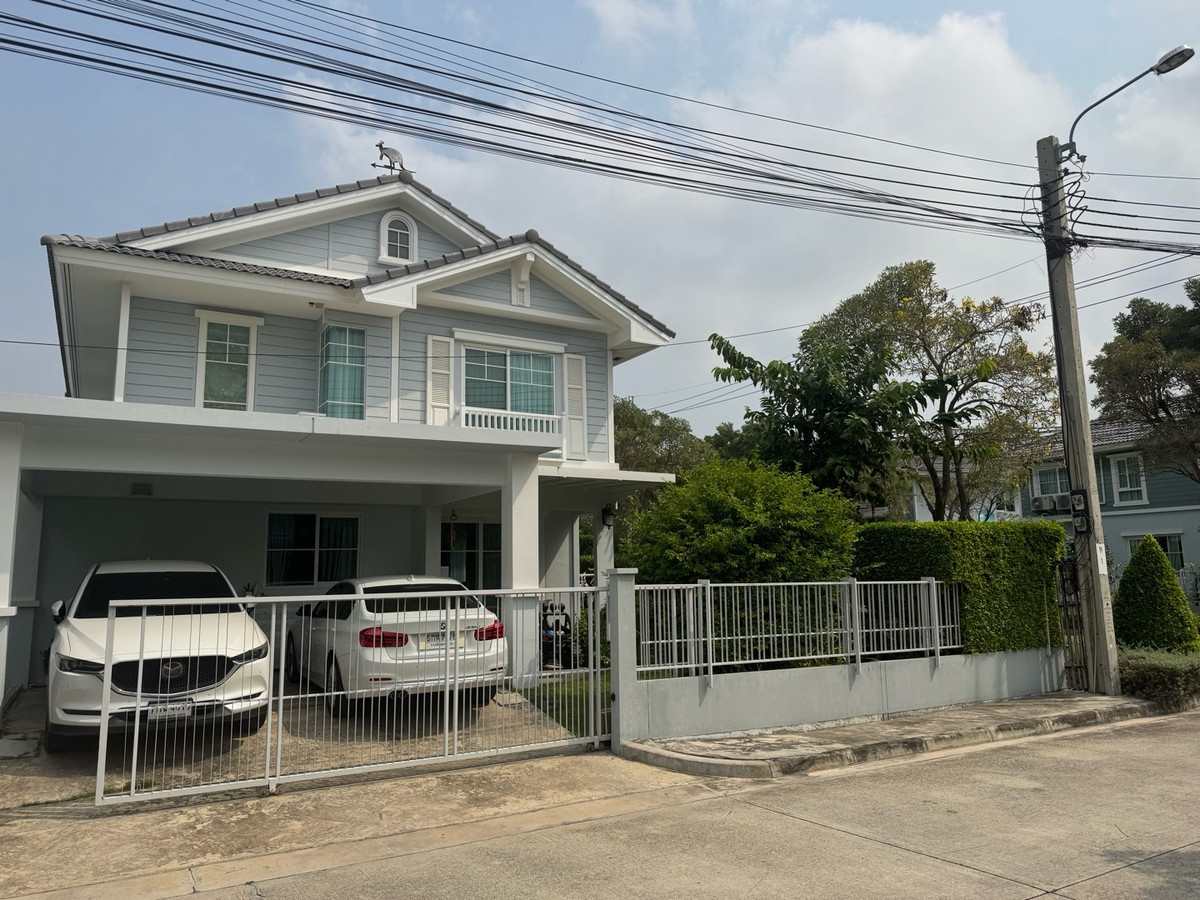 ขายบ้าน : ขายบ้านวิลลาจจิโอบางนา หลังมุม