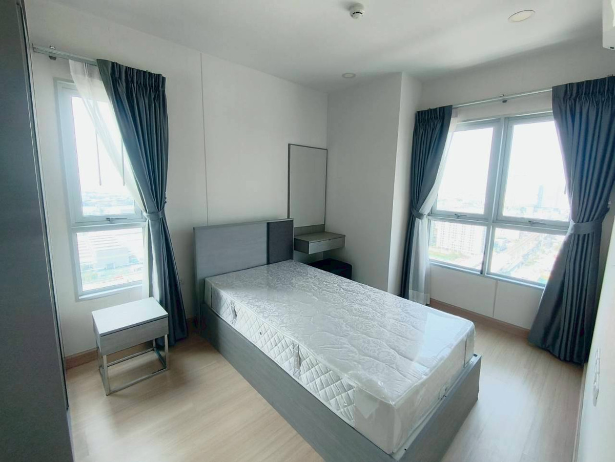 For RentCondoSamut Prakan,Samrong : PFD-07982 For rent Supalai Veranda Sukhumvit 117 near BTS Pu Chao, 2 bedrooms, 65 sq m., 28th floor.