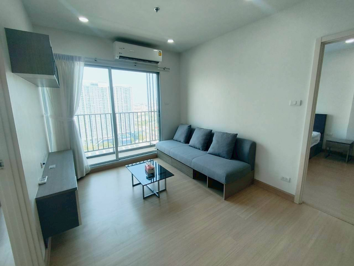 For RentCondoSamut Prakan,Samrong : PFD-07982 For rent Supalai Veranda Sukhumvit 117 near BTS Pu Chao, 2 bedrooms, 65 sq m., 28th floor.