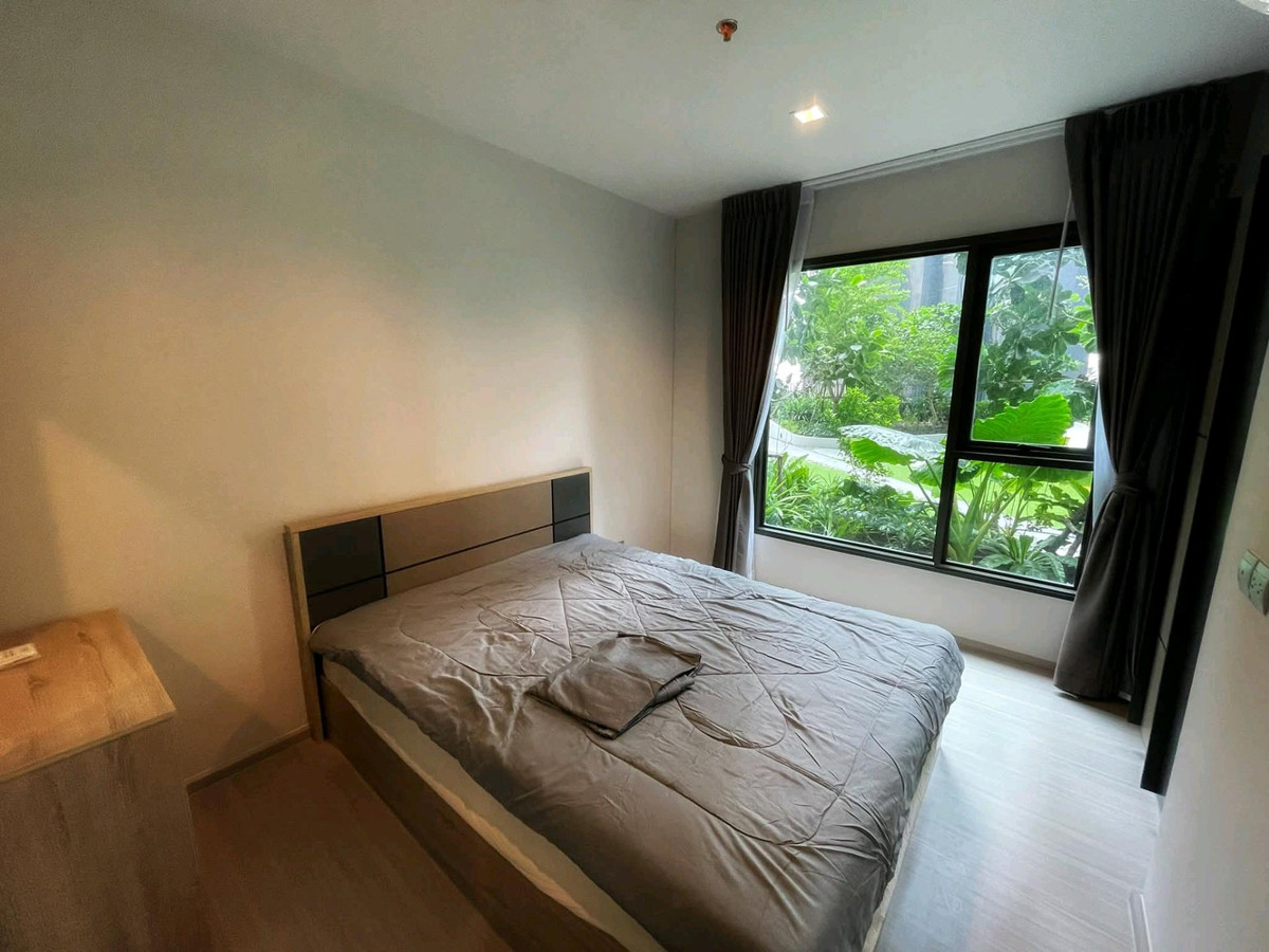 For RentCondoRama9, Petchburi, RCA : ✨ Brand new room Shady garden view, calm atmosphere, good floor, not too high, feels like being at home in the heart of Rama 9 ✨