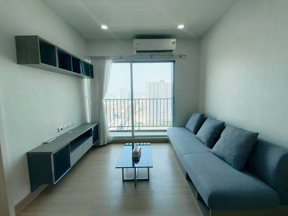For RentCondoSamut Prakan,Samrong : PFD-07982 For rent Supalai Veranda Sukhumvit 117 near BTS Pu Chao, 2 bedrooms, 65 sq m., 28th floor.