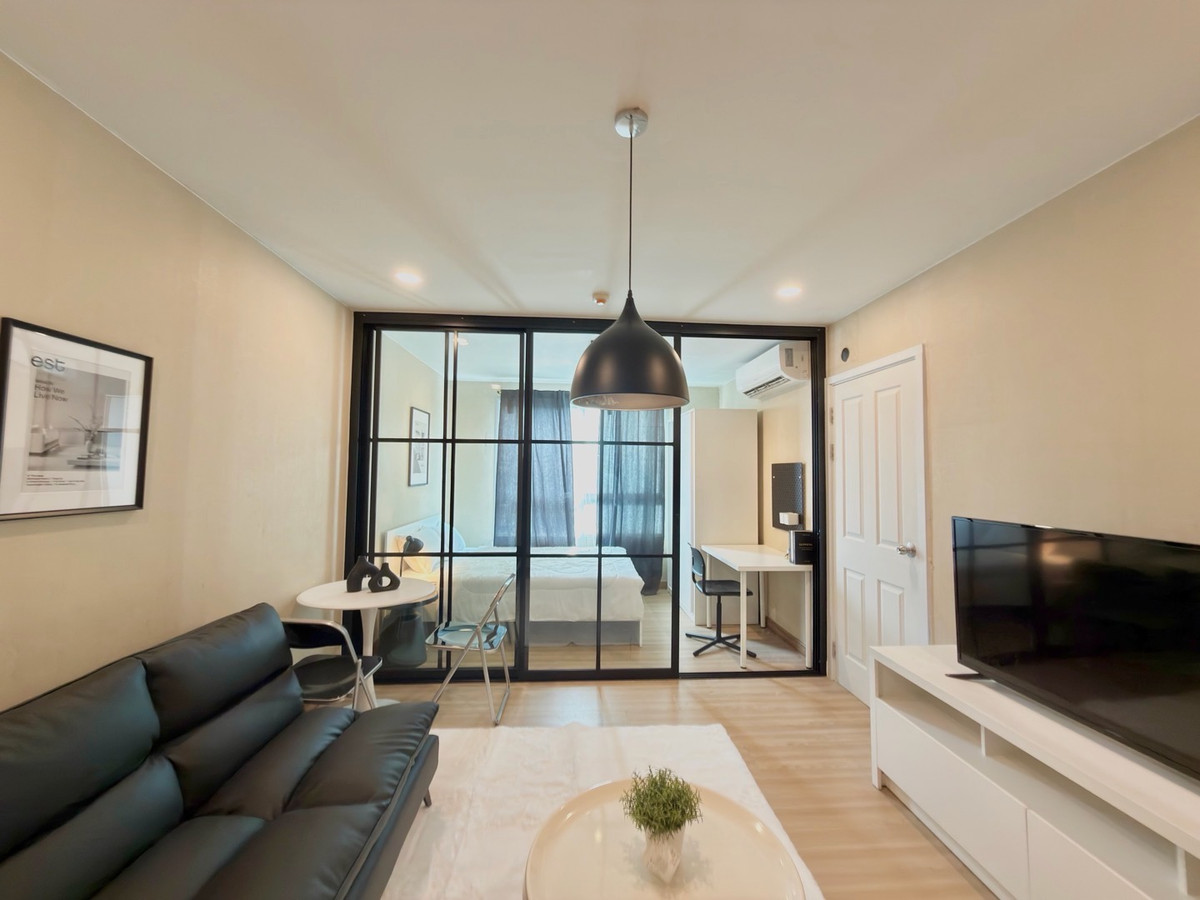 For SaleCondoPathum Thani,Rangsit, Thammasat : Plum Condo Phahonyothin 89, decorated and ready to move in. (You get everything as shown in the picture)